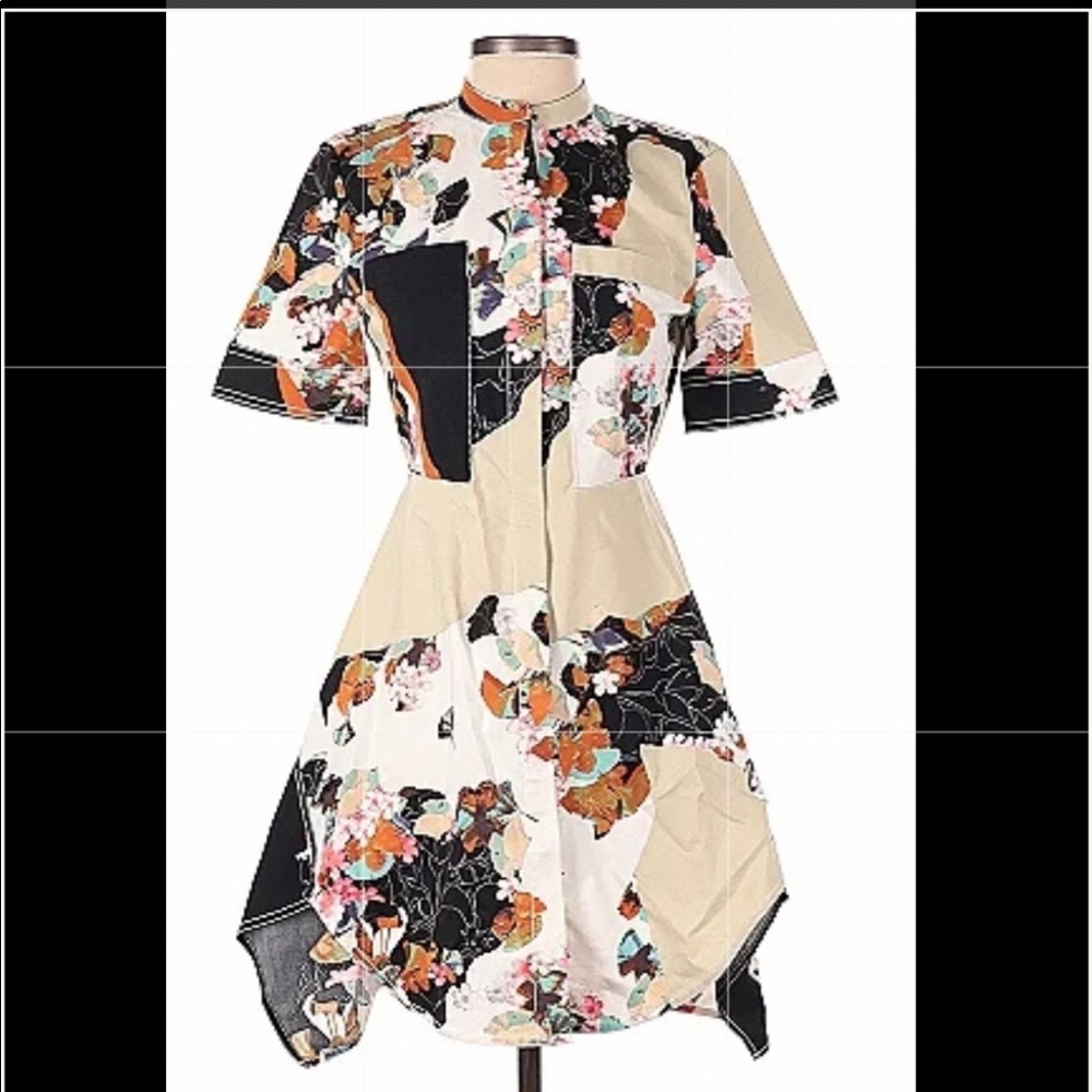Phillip lim for target zippers all the way up and down floral print dress